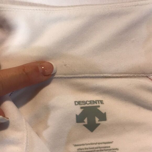 Descente Mid Layer 1/4 zip Long sleeve Activewear Pullover Jacket Sz. 8 - Picture 5 of 13